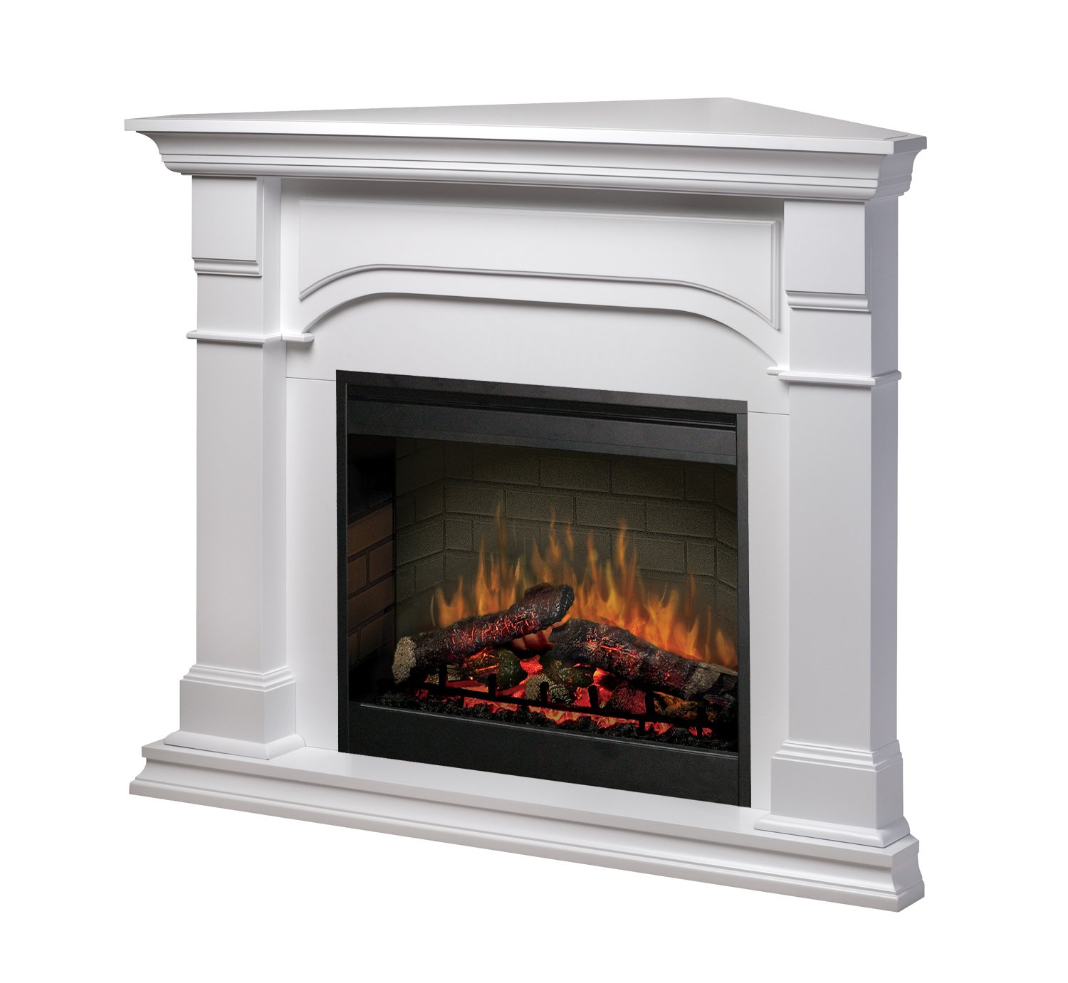 Dimplex SMP195CWST Symphony FullSize Electric Corner Fireplace, White Amazon.co.uk Kitchen