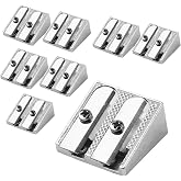 Mr. Pen- Handheld Metal Pencil Sharpener, 8 Pack | 2-Hole Dual Size (Standard &amp; Jumbo), Metal Manual Pencil Sharpeners for Graphite &amp; Colored Pencils, School, Office
