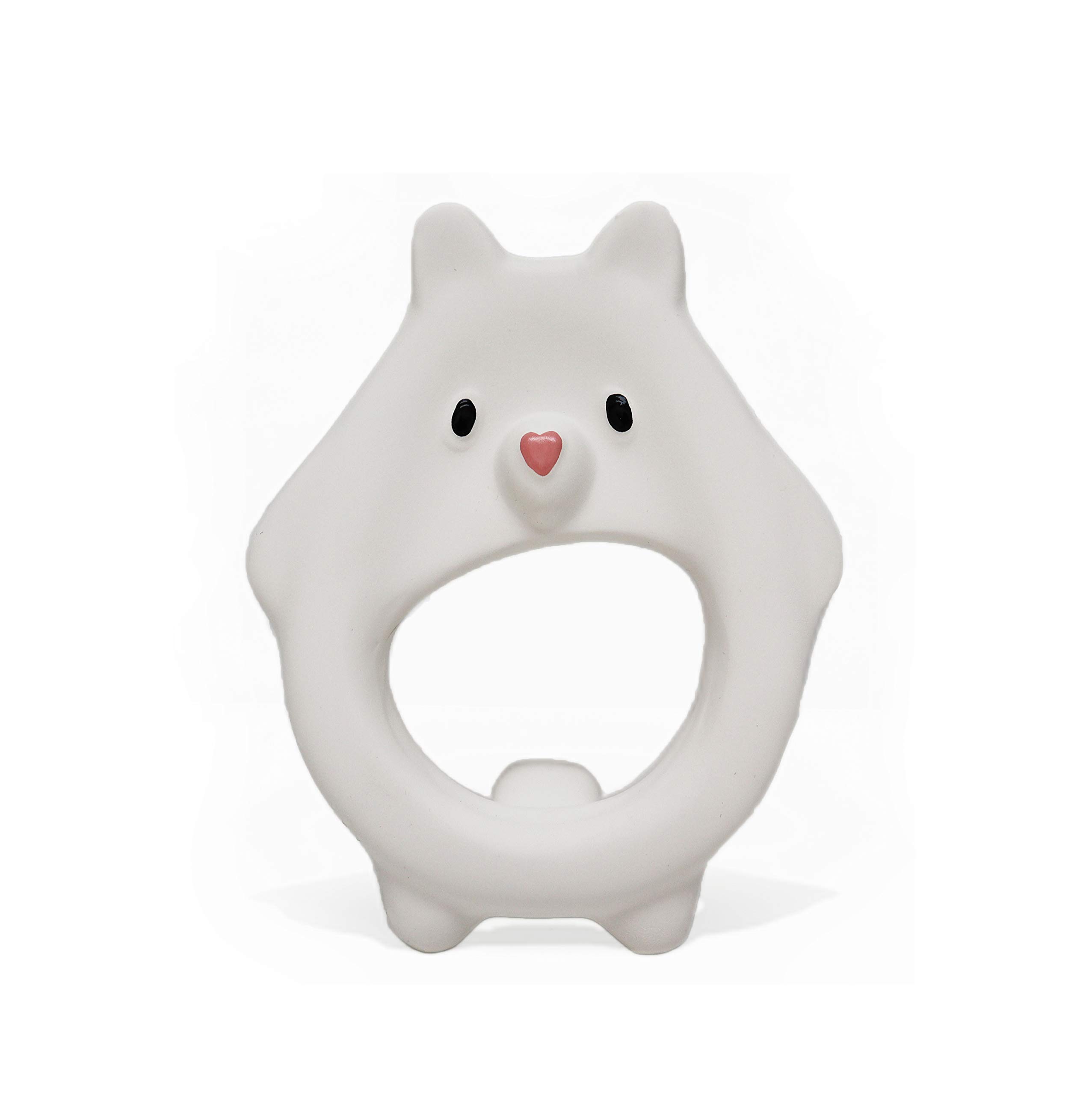 Cloud and Cuckoo My Friend Goo Teether | Suitable for Newborn Babies | Free from BPA + PVC | Non Toxic + Free from Plastic | 0 Months Plus | Easy to Hold | Natural Rubber Teething Toy