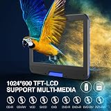 DBPOWER 10" Portable DVD Player Swivel Screen 5Hr Battery USB SD AVI MP3 JPEG view 2