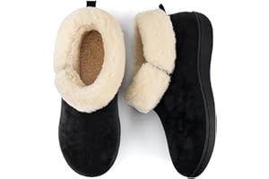 RockDove Women's Sierra Faux Leather Bootie Slipper