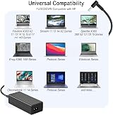 FUDCOCWN 45W Laptop Charger 19.5V 2.31A AC Adapter for HP Stream Pavilion Envy view 3