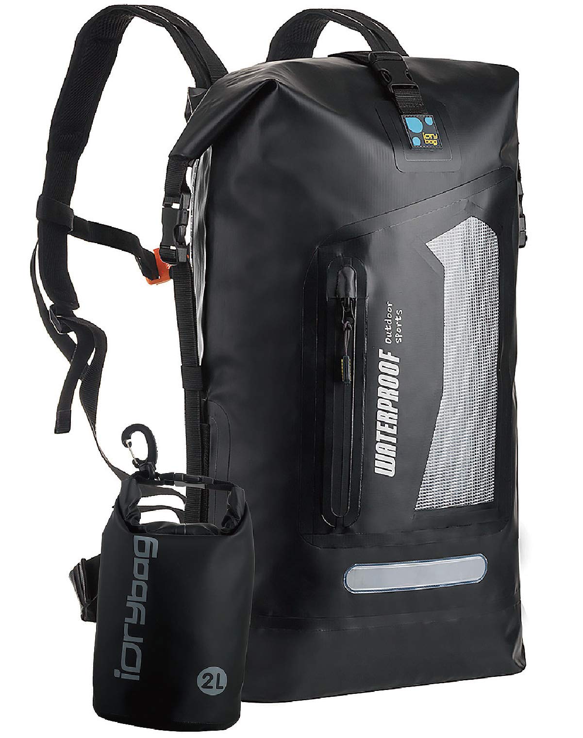 Photo 1 of IDRYBAG Waterproof Backpack for Men 20L/30L/40L, Floating Dry Bag Kayak, Dry Backpack Hiking