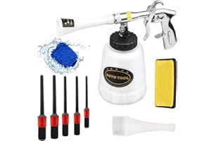 CPROSP High Pressure Car Cleaning Gun Jet Cleaner, Car Interior Cleaner Detailing Wash Gun, Wash Spray Bottle Nozzle with Metal Spinner