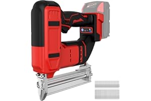 18 Gauge Cordless Brad Nailer & Staple Gun Compatible with Milwau-kee Battery, 2 in 1 Electric Nail Gun Battery Powered with 