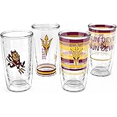 Tervis Arizona State Sun Devils - Assorted Made in USA Double Walled Insulated Tumbler Travel Cup Keeps Drinks Cold & Hot, 16oz 4pk, Classic