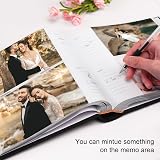 Vienrose Photo Album 200 Pockets 6x4 Linen Cover Khaki with Memo Spaces view 4