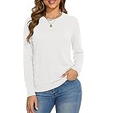 LaGracia Womens Wool Blend Crew Neck Long Sleeve Lightweight Fall Sweater 2026