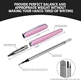 Zalantan Luxury Ballpoint Pen Gift Box 0.5mm Refill Pink Smooth Writing view 3