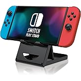 ADZ Switch Stand, Adjustable Playstand Compatibe with Nintendo Switch Console, Portable Compact Play Stand Mount with 6 Heigh