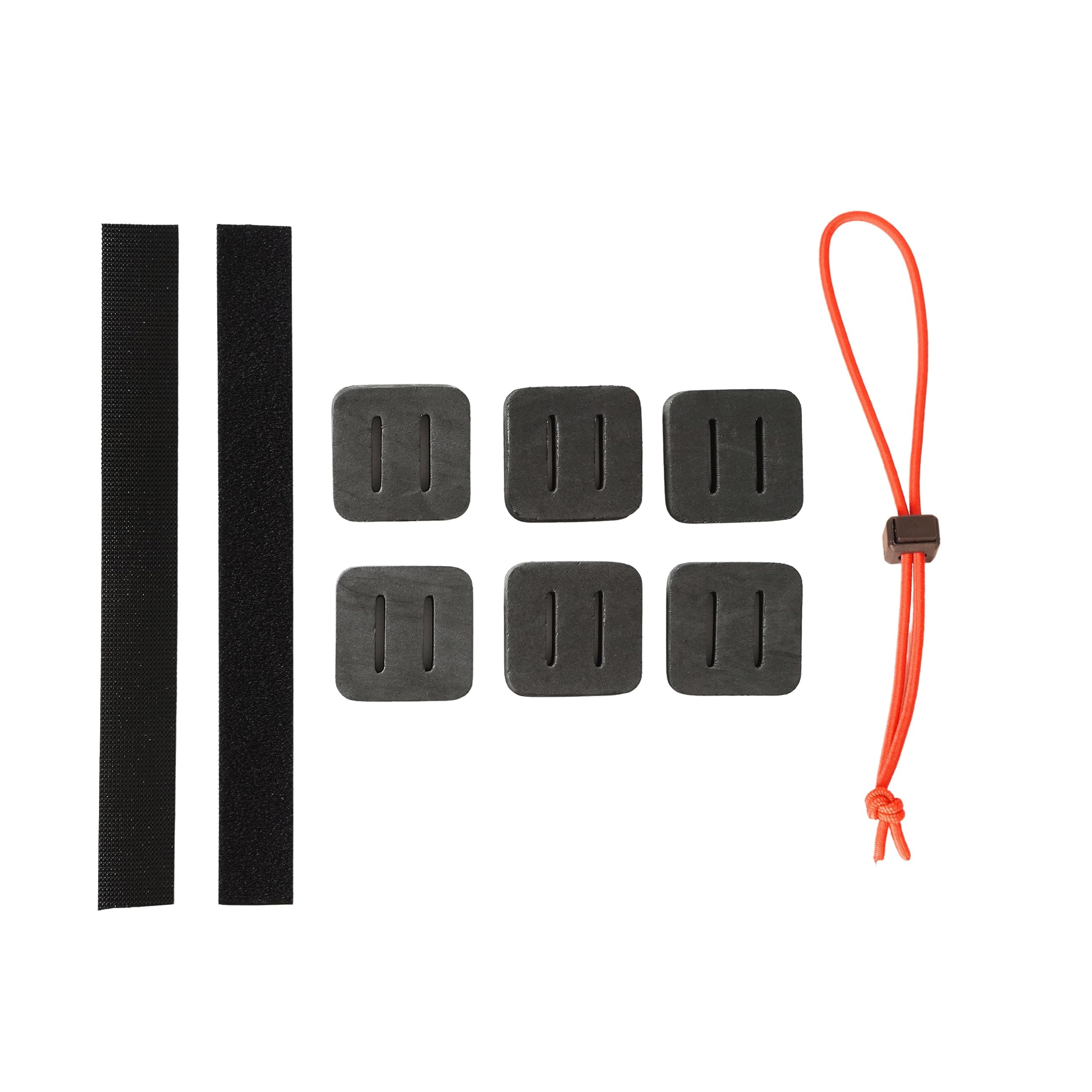 Vincita Handlebar Bag Foam Spacer Kit – High-Density Offset Blocks for Bikepacking & Touring – Creates Cable Clearance & Finger Space – 9-Piece Set with Straps & Bungee Cord