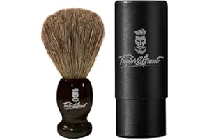 Luxury Shaving Brush. Taylor & Grant's Premium Shaving Brush. Premium Badger Hair Bristles for a Smooth Shave. Elevate Your Grooming Routine & Experience the Perfect Shave Every Time
