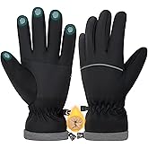 woogwin Winter Gloves for Men Women Thermal Warm Fleece Waterproof Cold Weather Snow Ski Gloves for Running Cycling Driving