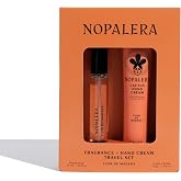 Nopalera Flor De Madera Hand Cream | Travel Fragrance Gift Set | Fresh Floral Woody Fragrance Set | Flor De Madera 10ml Eau De Parfum &amp; 1.5oz Cactus Hand Cream | Travel Size Gift Duo