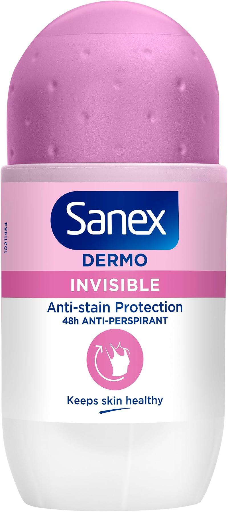 Sanex Dermo Invisible Anti-Perspirant Deodorant Roll-On 50ml No White Marks 0%