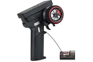 AINIUNIU RC Transmitter and Receiver 2.4ghz Hand Controlled RC Car Boat Tanks Remote Controller-The Transmitter Requires one 18650 Rechargeable Battery
