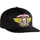 Powell Peralta Winged Ripper Snapback Cap Black