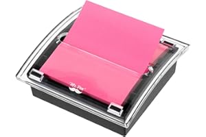 Mr. Pen Pop Up Note Dispenser, 3" x 3", Black, Sticky Note Dispenser, Sticky Note Holder for Desk