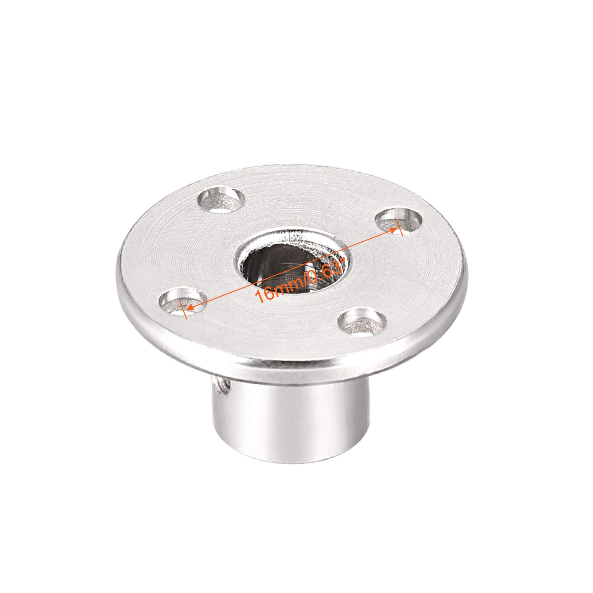 Uxcell 6mm Inner Dia H15D15 Rigid Flange Coupling Motor Guide - View #3