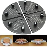 TRUTOPWAY 10" Flat Lathe Chuck Jaws, Woodturning Bowl Chuck for Wood Lathe, Compatible with Most Standard Wood Lathe Chucks for Bowl Turning, Finishing and Polishing Bowl Bottoms