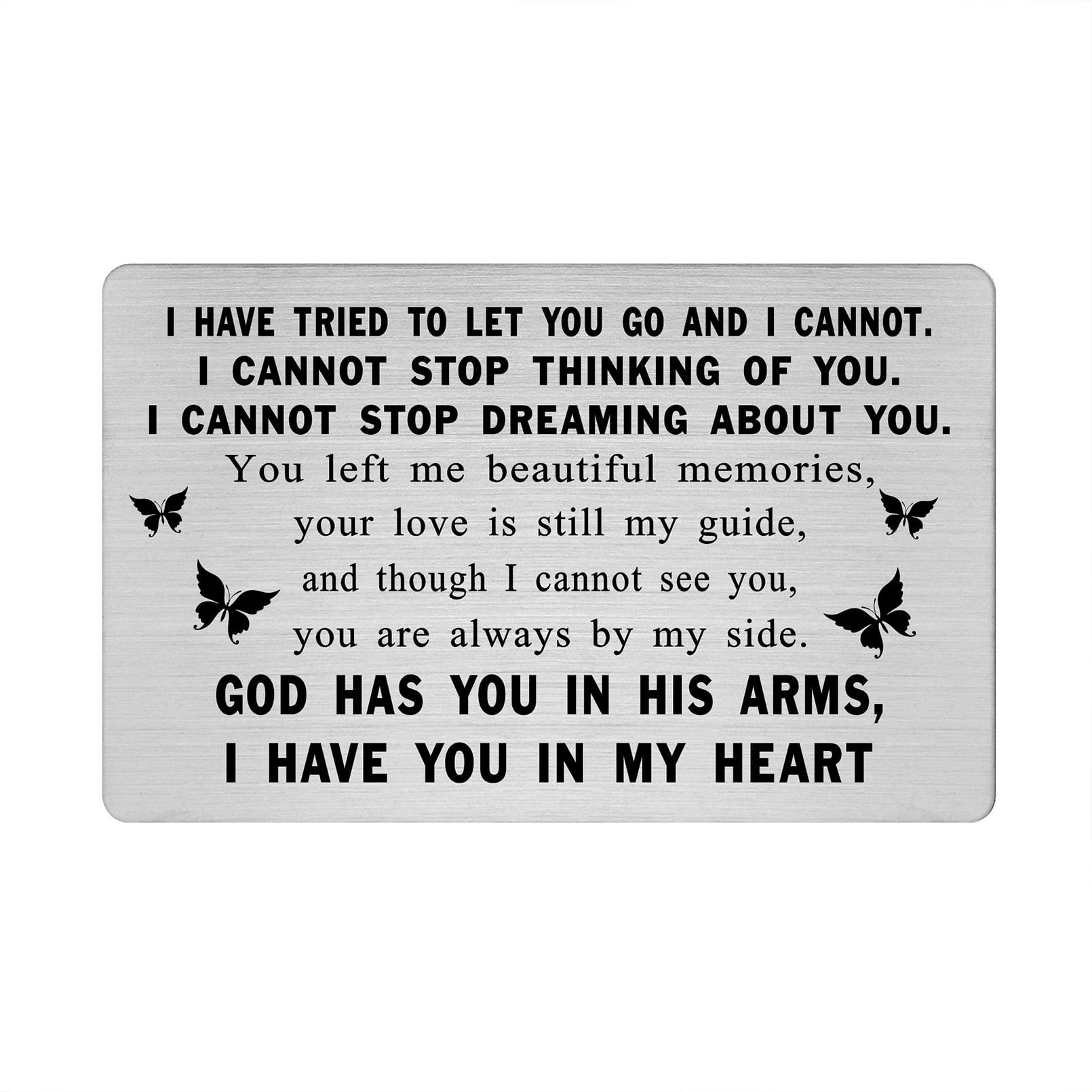 Richesele Memorial Gifts Sympathy Gifts In Memorial of Loved Ones - Loss of Mother Father Husband Son Family Bereavement Remembrance Gift Card