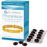 Dr Ohhiras Probiotics Professional Formula with 5 Year Fermentation | Probiotic Prebiotic Postbiotic Supplement for Men and Women | Probiotics for Gut Health and Digestive Support | 120 Capsules