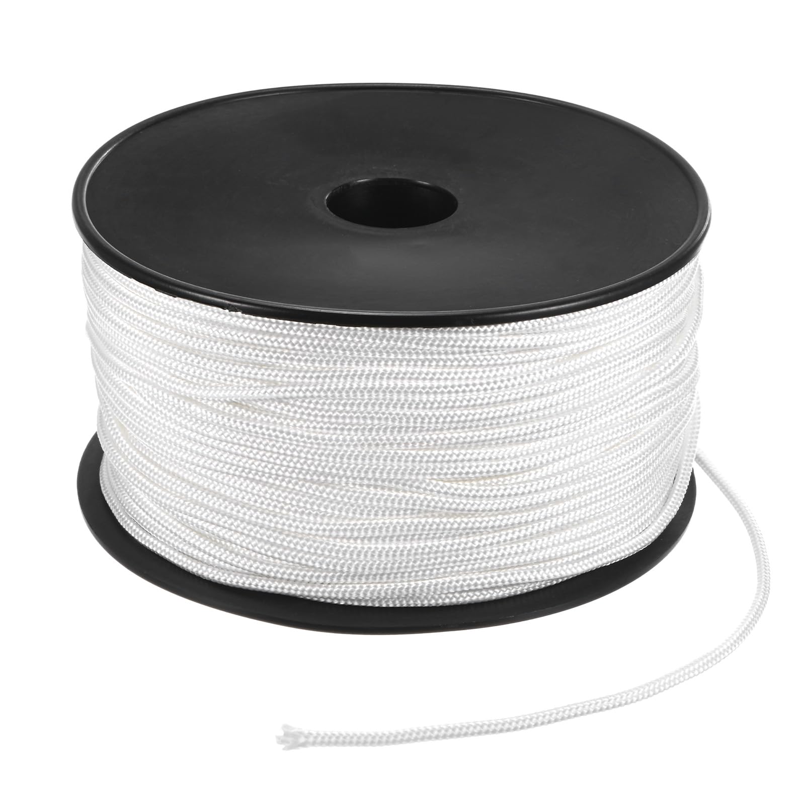 M METERXITY Recoil Starter Rope Pull Cord 3.5mm 100m Pull Starter Rope Nylon Pull Cord Pull Starter Rope for Mower/Chainsaw/Trimmer/Brush Cutter [White]