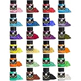 Upgrade Luckymica Mica Powder, 24 Colors Pearlescent Pigment Powder for Epoxy Resin, Art Set for Soap Making, Candle, Lip Glos, Dye & Bath Bombs