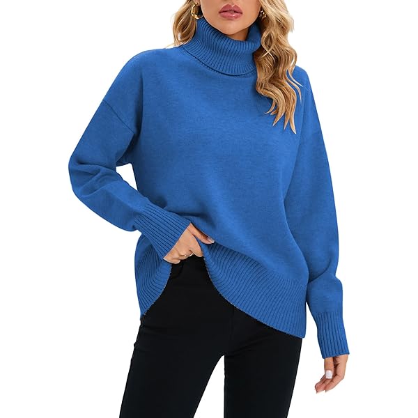 Sweaters For Women Style Co Women's Turtleneck Long-Sleeve