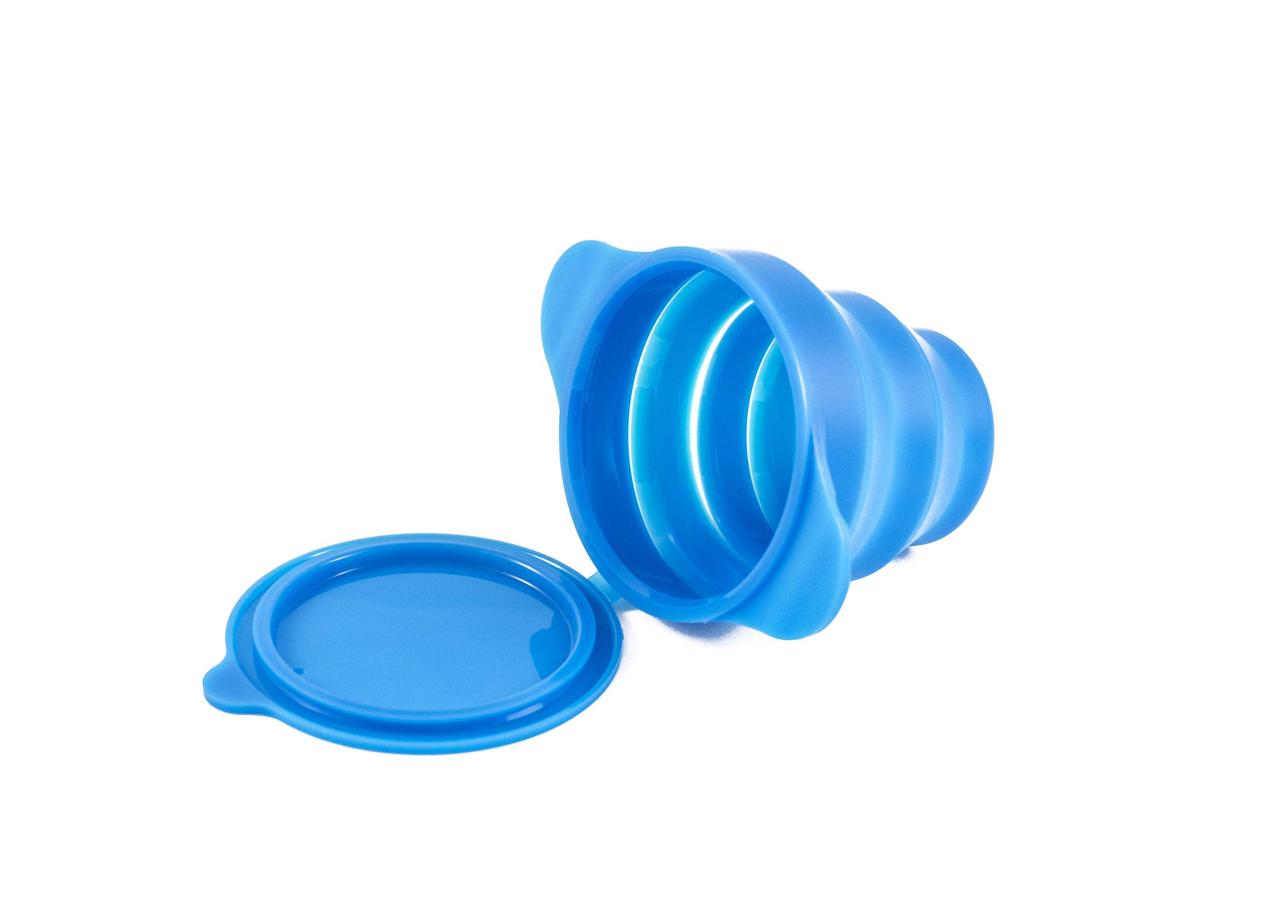 Ruby Clean - Foldable Menstrual Cup Steriliser - Blue - Fits Most Menstruation Cups - Microwave/Oven Steriliser, Sanitiser, Disinfecting (Cup not Included) - Collapsible Silicone Cleaner