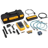 Fluke Networks LIQ-Duo-IE-KIT, LinkIQ-Duo Cable, Wi-Fi, and Network Tester with Industrial Ethernet Adapter Kit and Probe