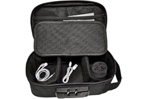 Smell Proof Bag, File Case with Lock - Travel Storage Organizer, Document Pouch, Portable Container | Secure Lockable Box for