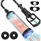 Penis Pump Manual Penis Enlarger Extend Pump, Upgrade Penis Enlargement Vacuum Pump Adult Male Sex Toys for Men Stronger Bigg