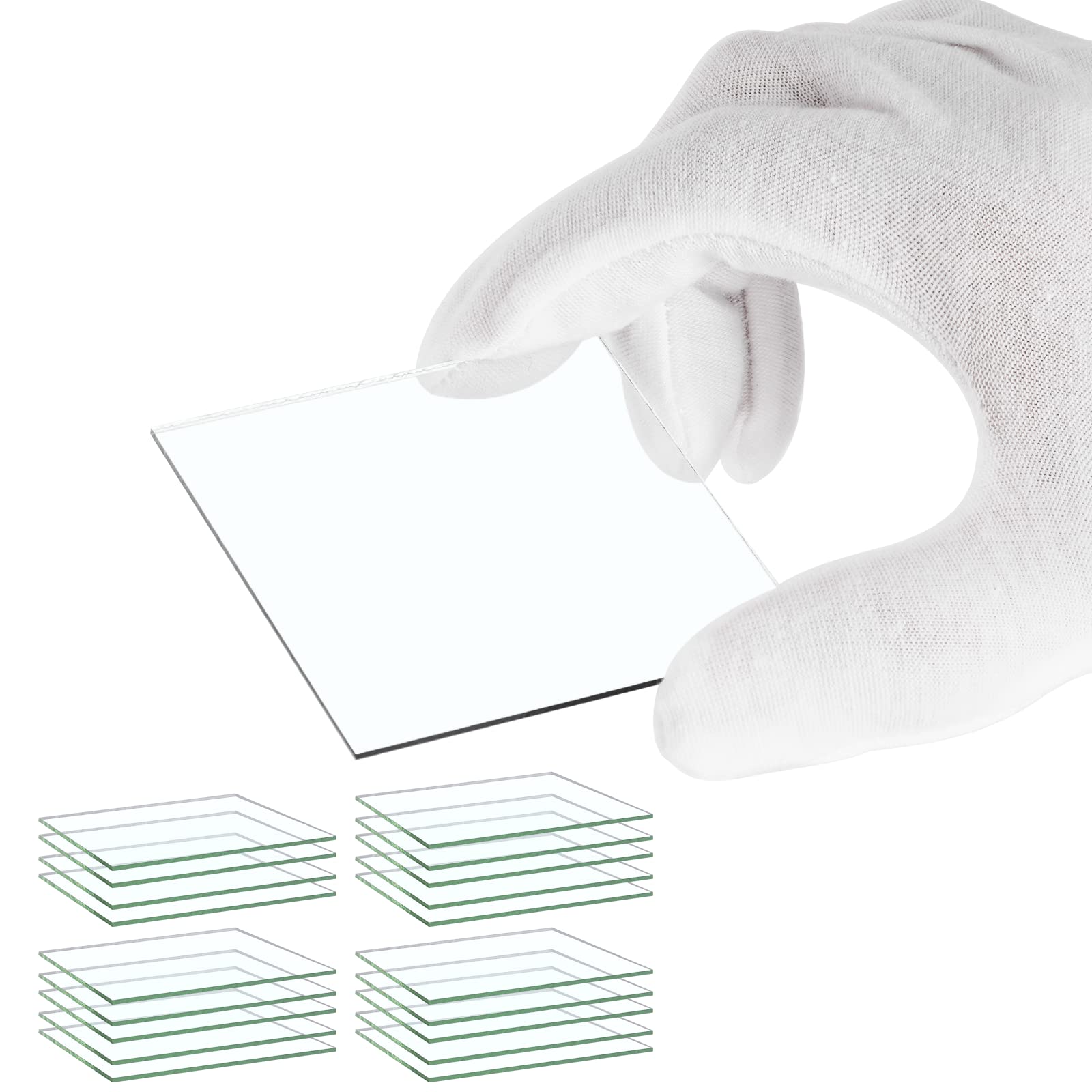 ITO Conductive Coated Glass 50x50x0.7mm, 10 ohm/sq, 20pcs