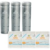 FROG @Ease in-Line SmartChlor Replacement Cartridge 3 Pack + 3 Packets of FROG Maintain Non-Chlorine Shock Treatment for Hot Tubs, Cyanuric Acid Free, for use in spas up to 600 gallons
