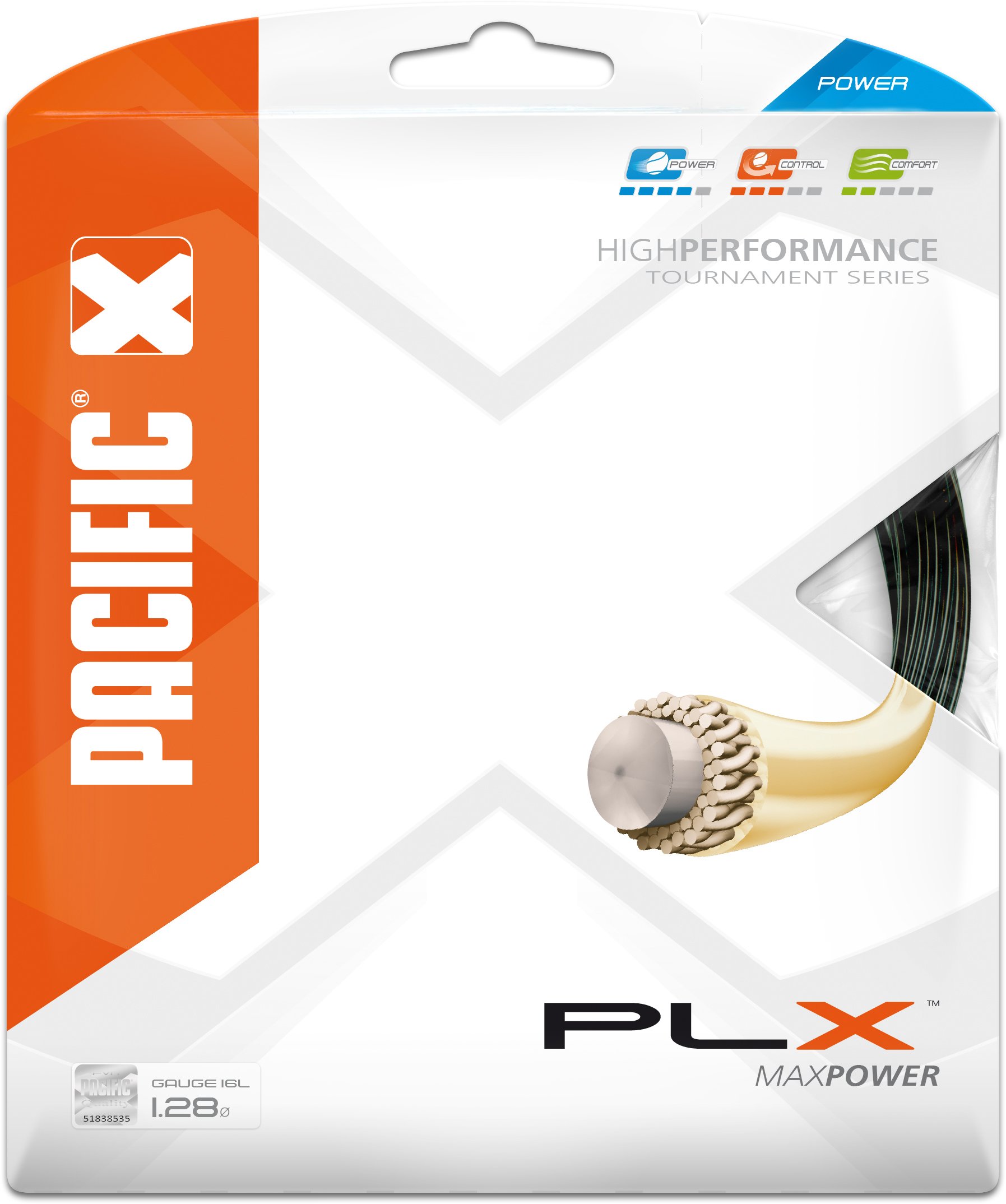 Pacific PLX String Set - Black, 1.28 mm