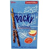 Pocky Coconut Biscuit Sticks &ndash; Tropical Coconut Chocolate Treat (5-Pack)
