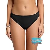 Beautikini Period Swimwear Bikini Menstrual Swim Bottoms Leakproof Low Waisted Period Bathing Suit Bottoms for Teen Girls