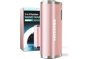 EBOSSOM Hand Warmer Rechargeable, 5000 mAh Power Bank 3 in 1 Electric Hand Warmer, Reusable Flashlight Pocket Heater for Outdoor, Hunting, Camping, Spark W11