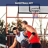 YHTCC 2Pcs Tri-Color Basketball Net Replacement for Standard Rims view 2