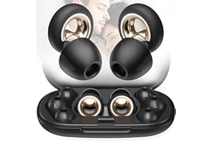 Vosaf Noise Cancelling Ear Plugs for Sleeping, Reusable Silicone Ear Plugs for Noise Reduction, Soft Hearing Protection with 8 Ear Tips for Concerts, Work, Shooting, and Travel(Black)