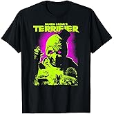 Terrifier Glowing Eyes Art The Clown Neon Poster Horror T-Shirt