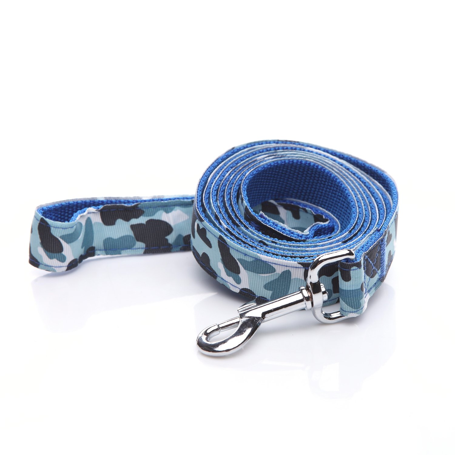 Heavy Duty Dog Leash, 4 FT/ 6 FT/ 10 FT Long, 1 Inch Wide, Nylon Camouflage Dog Leash for Small and Medium Dogs