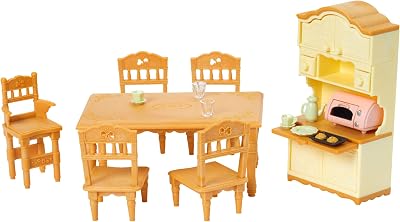 Sylvanian Families Dining Room Set 5340 Petit 1:12 Brand New