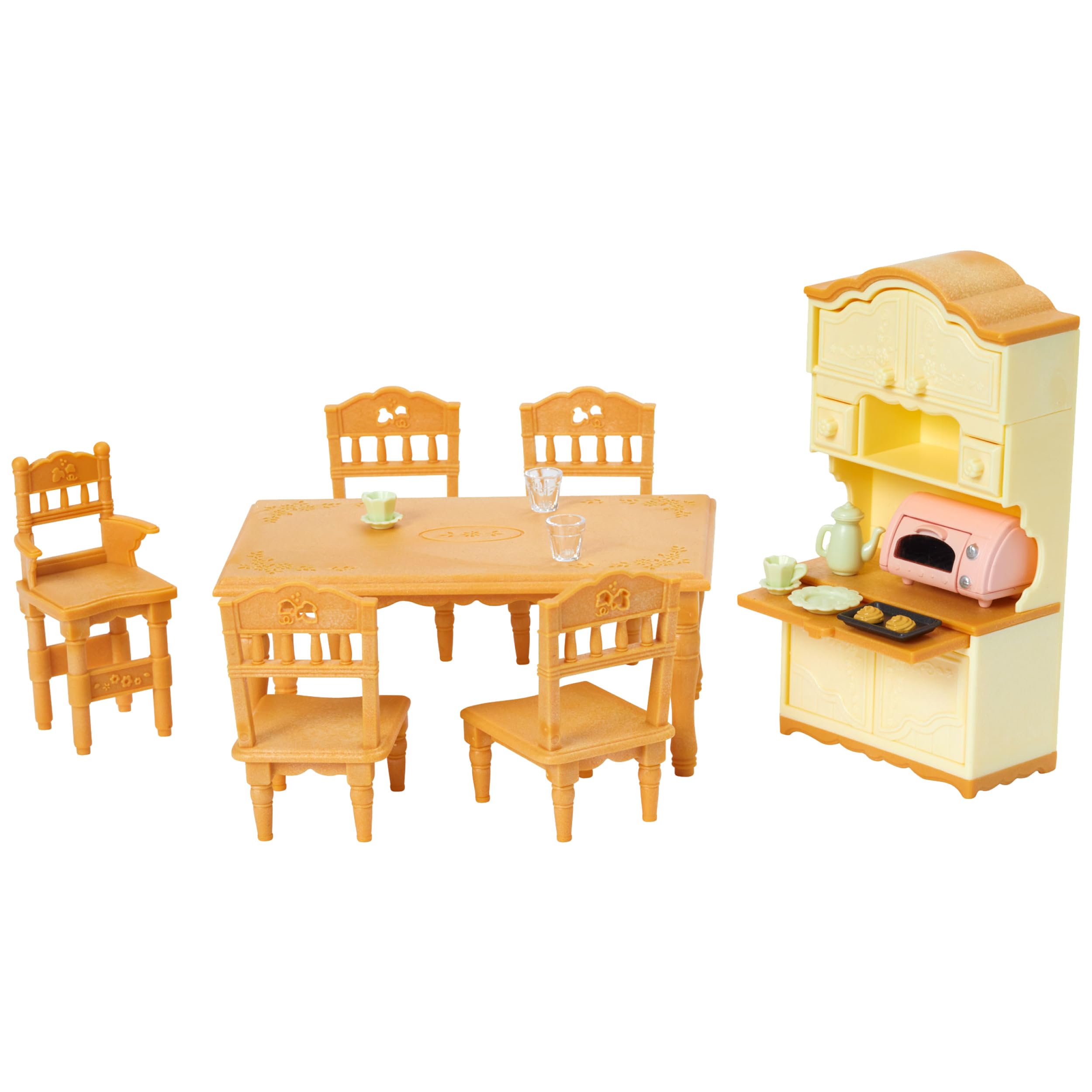 Sylvanian Families Dining Room Set 5340, Petit, 1:12