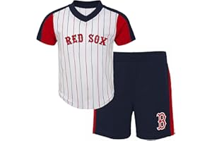 Outerstuff MLB Kids 4-7 The Line Up Official 2 Piece Short Sleeve T-Shirt & Shorts Set