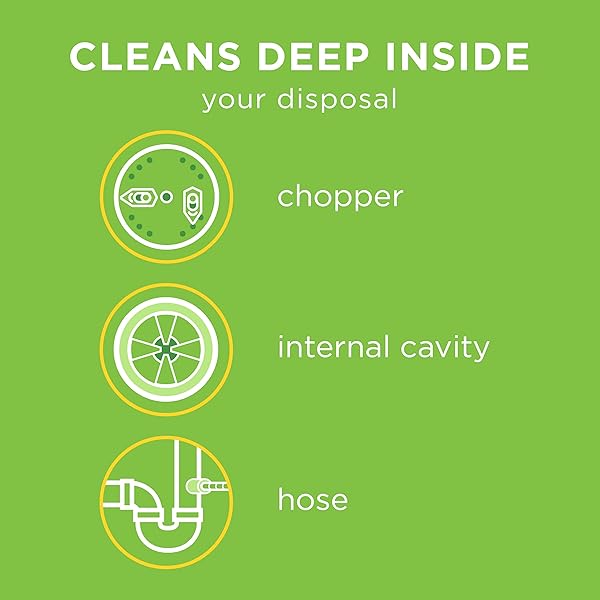 AFFRESH GARBAGE DISPOSAL CLEANER, REMOVES ODOR-CAUSING RESIDUES, 3 TABLETS
