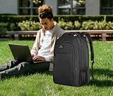 MATEIN 17.3 Inch Laptop Backpack USB Port Anti Theft Water Resistant Black view 7