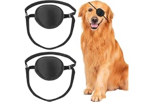 Dog Eye Patch, Adjustable Small Dog & Cat Protective Eye Cover for Injuries & Surgery Wounds