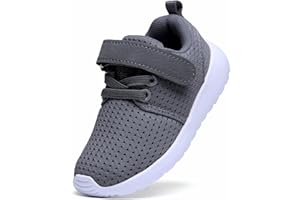 DADAWEN Toddler/Little Kid Boys Girls Lightweight Breathable Sneakers Strap Athletic Tennis Shoes for Running Walking